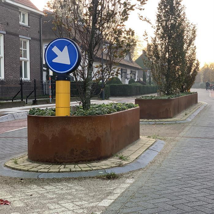 CRCO3.600.500 outside curve - Cortenstaal,Keerwanden,Keerwand 600,500 x 500 x 600 mm