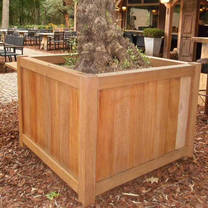 HR6 - Hardwood,Planters,VALENCIA,800 x 800 x 800 mm