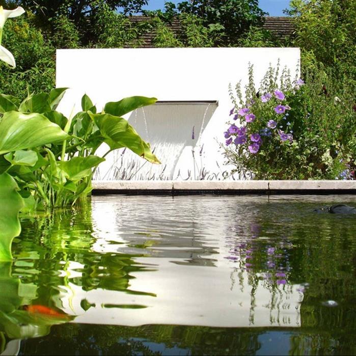 VM2.2.600 (incl Waterfall 600 + VP3 Pump) - Aluminium,Waterelementen,Vijvermuren vrijstaand,2500 x 250 x 1200 mm