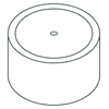 Tables d'eau ronde