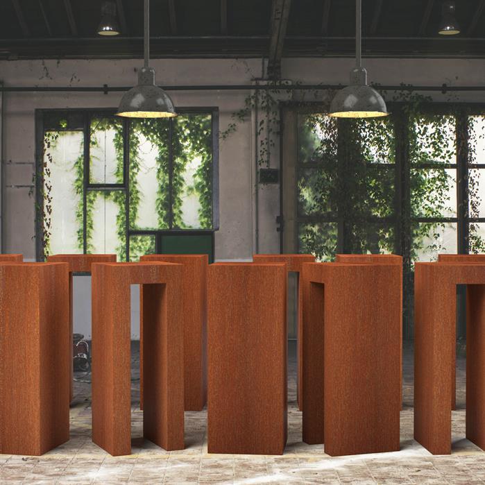 CK11 - Cortenstaal,Sokkels,Sokkel,300 x 300 x 800 mm