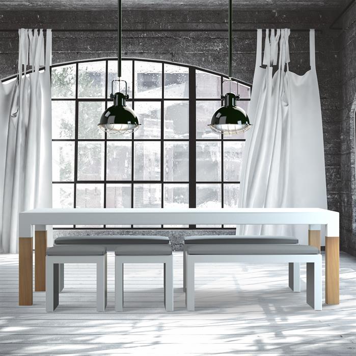 TBW260 Table Borra wooden legs 