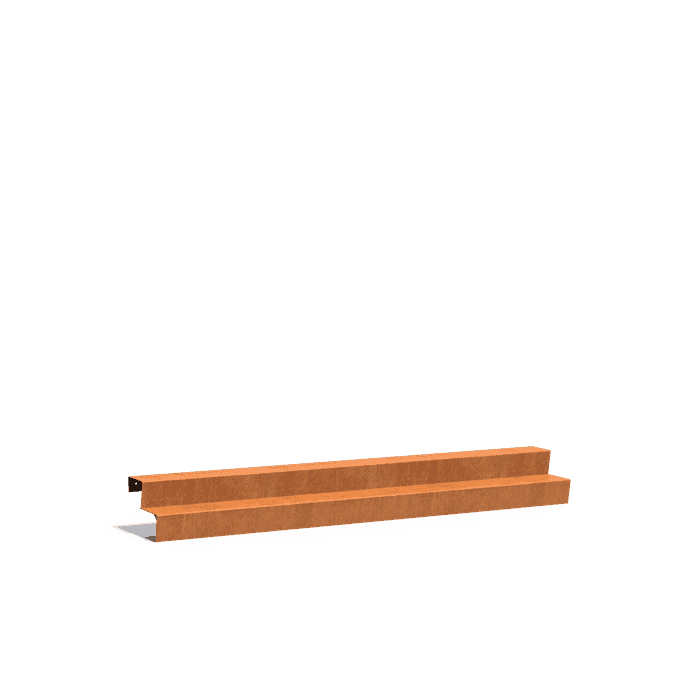CST2.6 (2 stair steps) - Cortenstaal,Trappen,Trappen,3000 x 480 x 340 mm