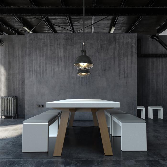 TC400 Table Colla White/RAL