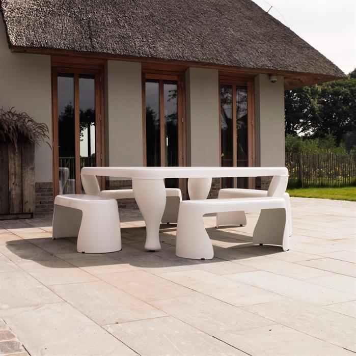 TBB105 Bench Barok RAL (op=op) - Polyester,Tuinmeubilair,BAROK ,1170 x 450 x 470 mm