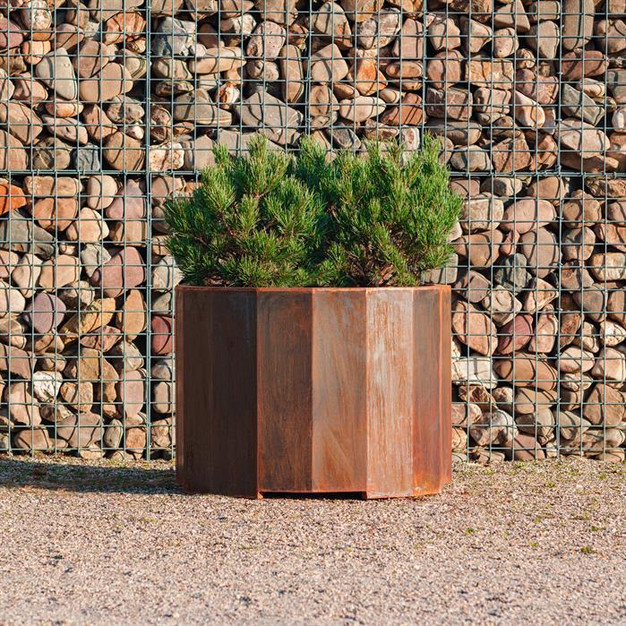 BC1 - Cortenstaal,Plantenbakken,BOXER,1200 x 1000 mm
