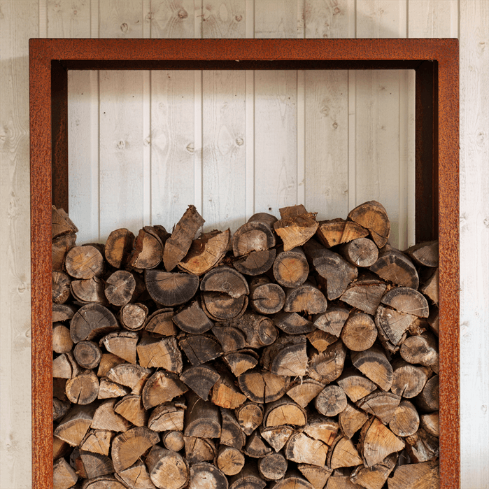 BHS4.1 - Cortenstaal,Houtopslagen,LOGG,1200 x 400 x 1000 mm