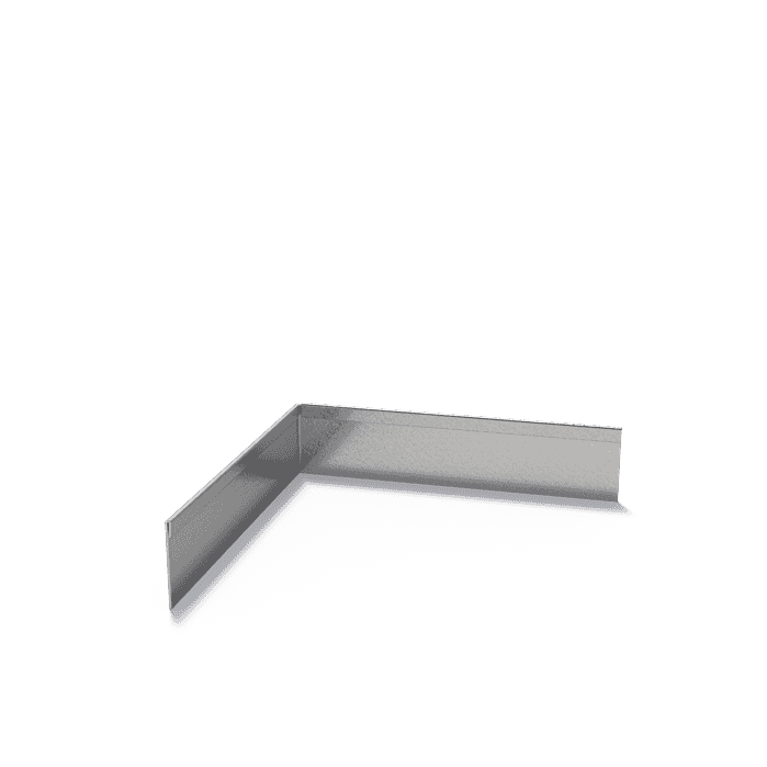 VP2.70BU - Verzinkt staal,Kantopsluitingen,Kantopsluiting hoek geplette bovenrand,300 x 300 x 70 mm