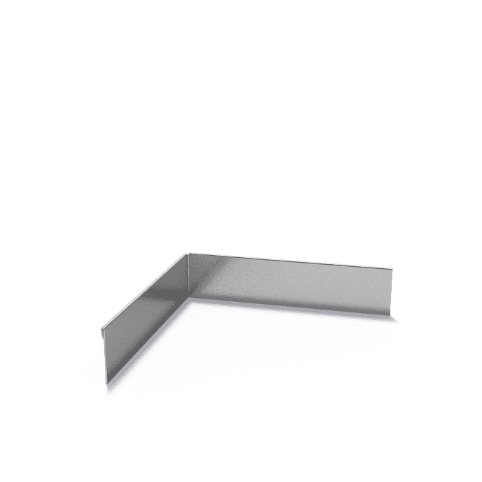 VP2.70BI - Verzinkt staal,Kantopsluitingen,Kantopsluiting hoek geplette bovenrand,300 x 300 x 70 mm