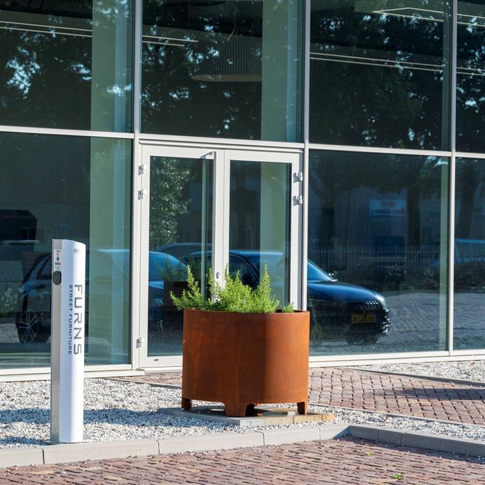 CTP1.1 - Stal kortenowska,Donice,CIRCUM z nózkami,2000 x 800 mm