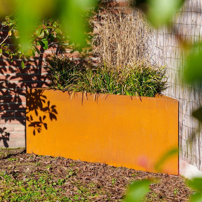 CAT8.2 - Corten steel,Planters,TRIANGLE,600 x 600 x 600 mm