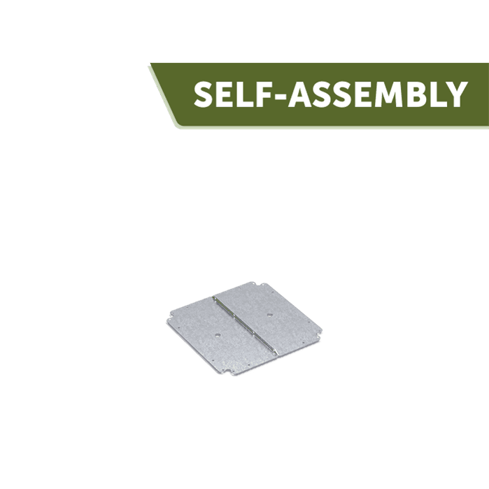 VGWCB8 (bottom) - Verzinkt staal,Accessoires

,CARREZ connect bodemplaat,600 x 600 x 2 mm