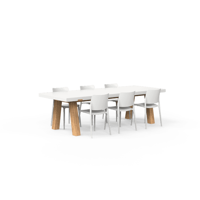 TC260 Table Colla White/RAL