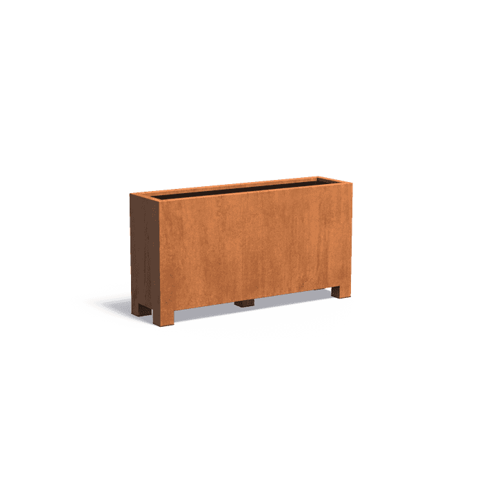 CAP24.1 - Stal kortenowska,Donice,CARREZ z nózkami,1500 x 400 x 800 mm