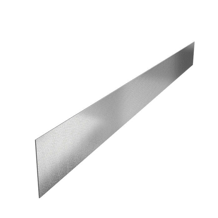 VR3.200 (1pcs = 2,3m1) - Verzinkt staal,Kantopsluitingen,Kantopsluiting rechte bovenrand,2300 x 3 x 200 mm