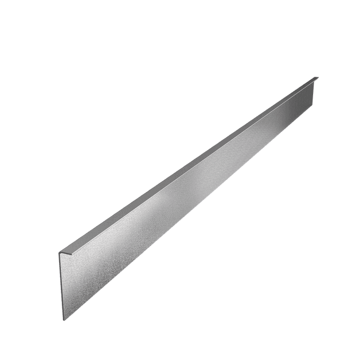 VZ3.150 (1pcs = 2,3m1) - Verzinkt staal,Kantopsluitingen,Kantopsluiting gezette bovenrand,2300 x 3 x 150 mm