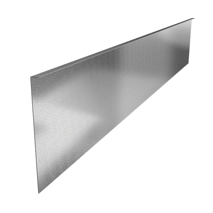 VZ2.390 (1pcs = 2,3m1) - Galvanised steel,Edging,Edge set top edge,2300 x 2 x 390 mm