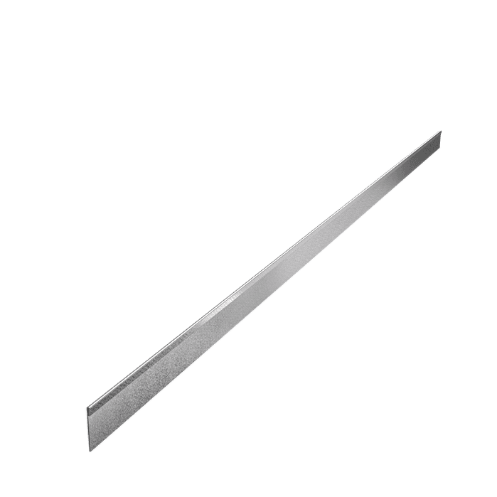 VP2.70 (1pcs = 2,3m1) - Verzinkt staal,Kantopsluitingen,Kantopsluiting geplette bovenrand,2300 x 2 x 70 mm