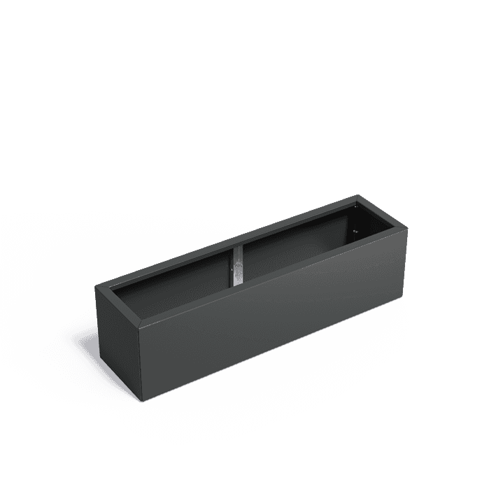 VGWC25.1 - Gecoat staal,Plantenbakken,CARREZ Connect zonder bodem,1500 x 400 x 400 mm
