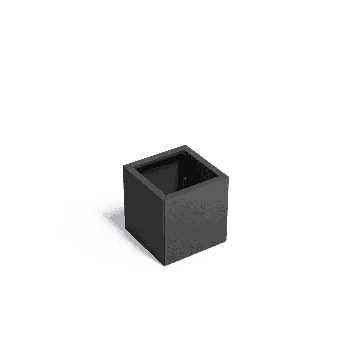 VGWC9 - Gecoat staal,Plantenbakken,CARREZ Connect zonder bodem,500 x 500 x 500 mm