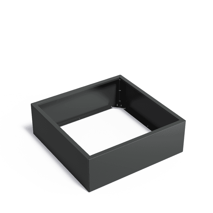 VGWC4.3 - Gecoat staal,Plantenbakken,CARREZ Connect zonder bodem,1200 x 1200 x 400 mm