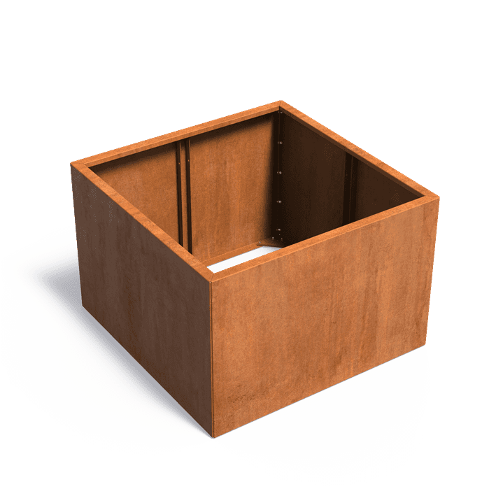 CAWC4.1 - Cortenstaal,Plantenbakken,CARREZ Connect zonder bodem,1200 x 1200 x 800 mm