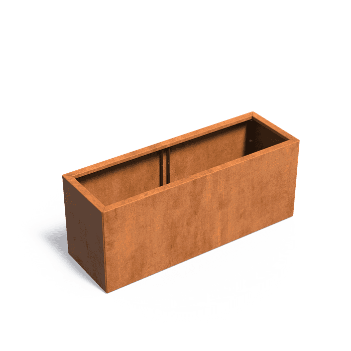 CAWC22.1 - Cortenstaal,Plantenbakken,CARREZ Connect zonder bodem,1500 x 500 x 600 mm