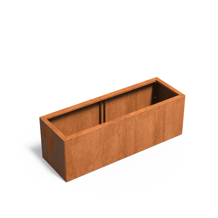 CAWC23.1 - Cortenstaal,Plantenbakken,CARREZ Connect zonder bodem,1500 x 500 x 500 mm