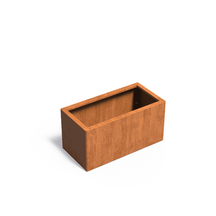 CAWC23.3 - Cortenstaal,Plantenbakken,CARREZ Connect zonder bodem,1000 x 500 x 500 mm