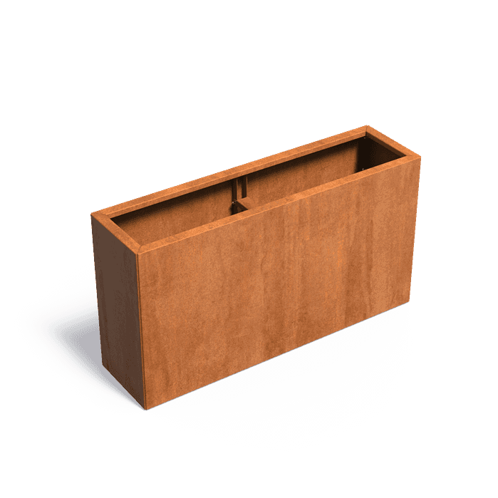 CAWC24.1 - Cortenstaal,Plantenbakken,CARREZ Connect zonder bodem,1500 x 400 x 800 mm