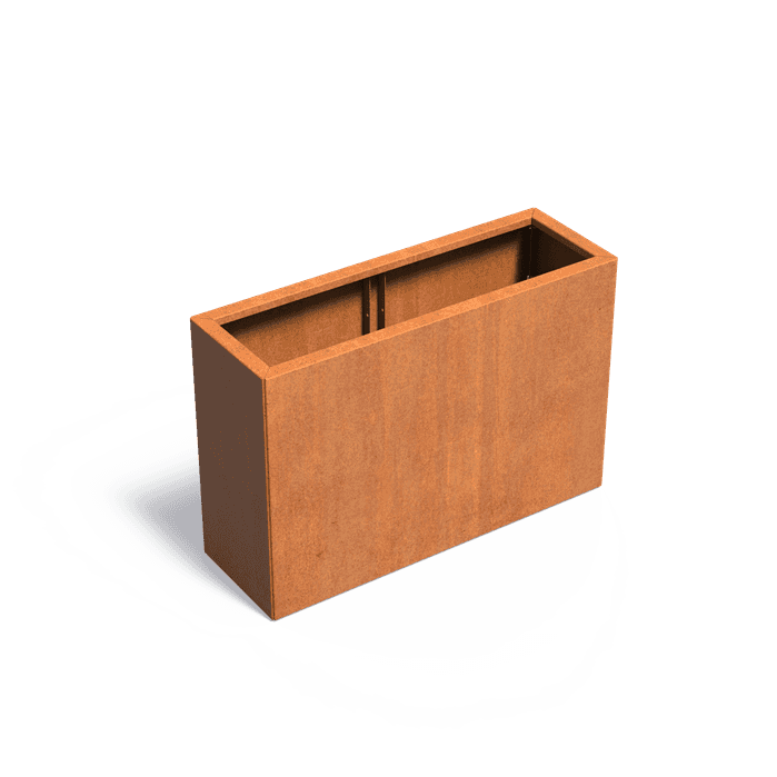 CAWC24.2 - Cortenstaal,Plantenbakken,CARREZ Connect zonder bodem,1200 x 400 x 800 mm