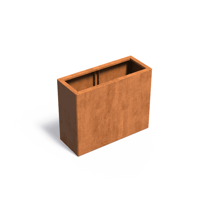 CAWC24.3 - Cortenstaal,Plantenbakken,CARREZ Connect zonder bodem,1000 x 400 x 800 mm
