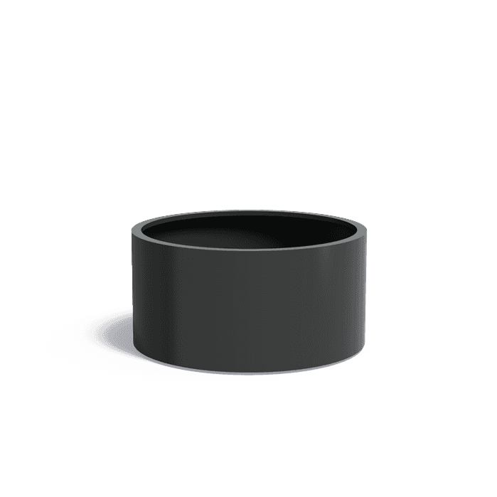 AMWL4.2 - Aluminium,Plantenbakken,CIRCUM met wielen,1200 x 600 mm