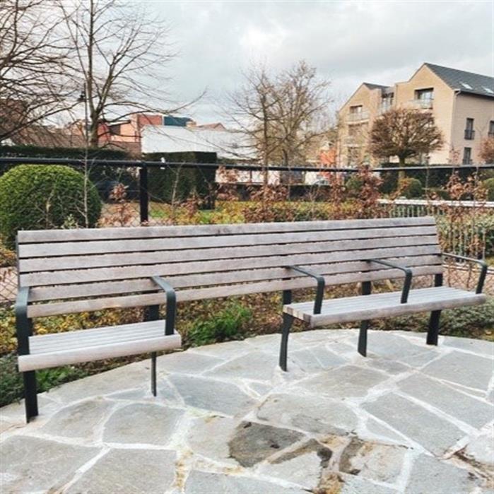 GRBE.2600SAS.Ct garapa - Acier corten,Bancs,GRO canapé senior,2600 x 625 x 1110 mm