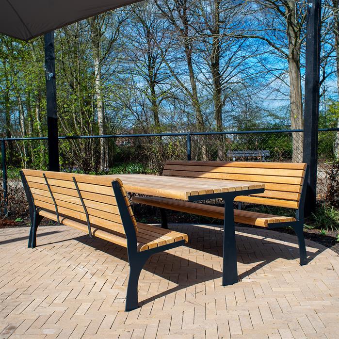 GRTA.2300.Ct garapa - Cortenstaal,Tafels,GRO tafel,2300 x 790 x 905 mm