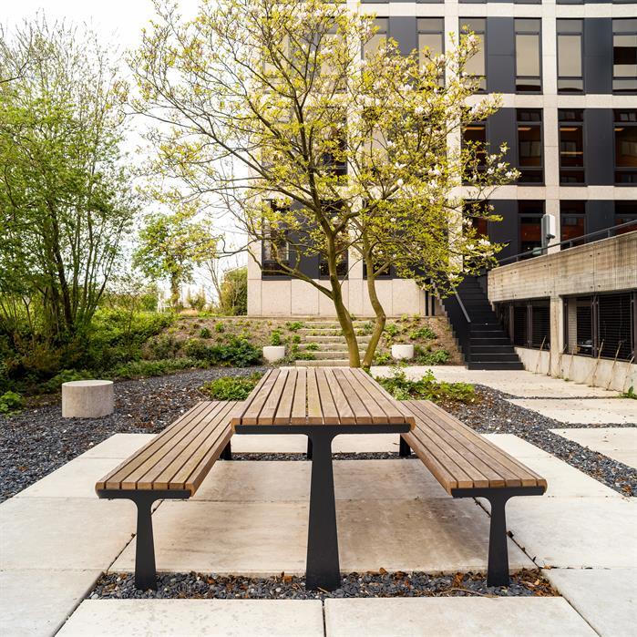 GRTA.2300.ZnRc.BX bamboe - Coated steel,Table,GRO Table,2300 x 790 x 905 mm