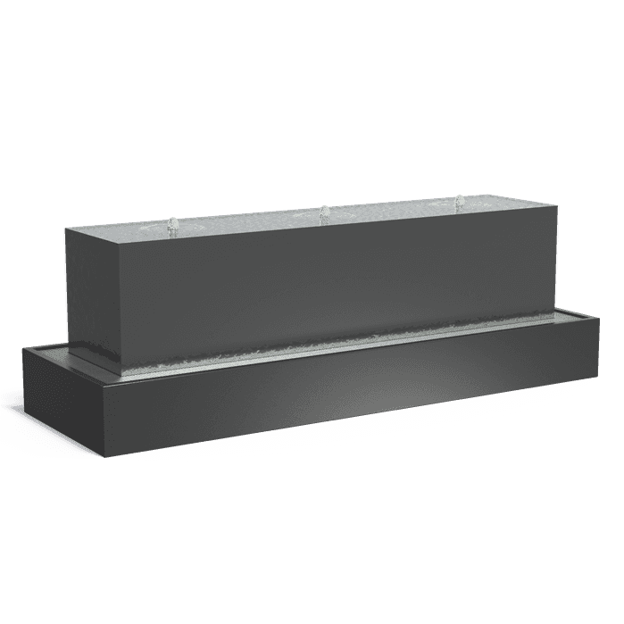 AWB4 - Aluminium,Waterelementen,Waterblok,3000 x 700 x 700 mm