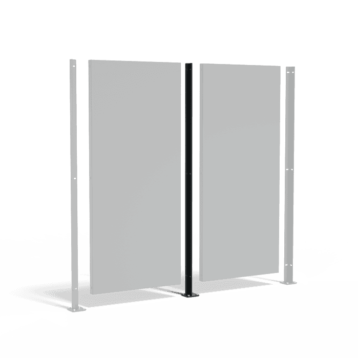 APP1 (intermediate post) - Coated steel,Panels,Intermediate post,115 x 115 x 2700 mm