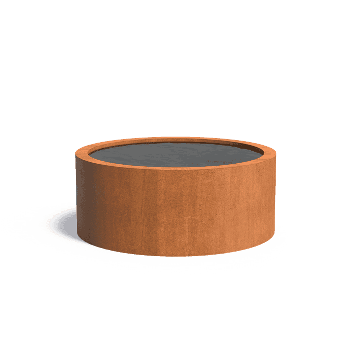 VCR2.2 - Corten steel,Water features,Ponds round,1500 x 600 mm