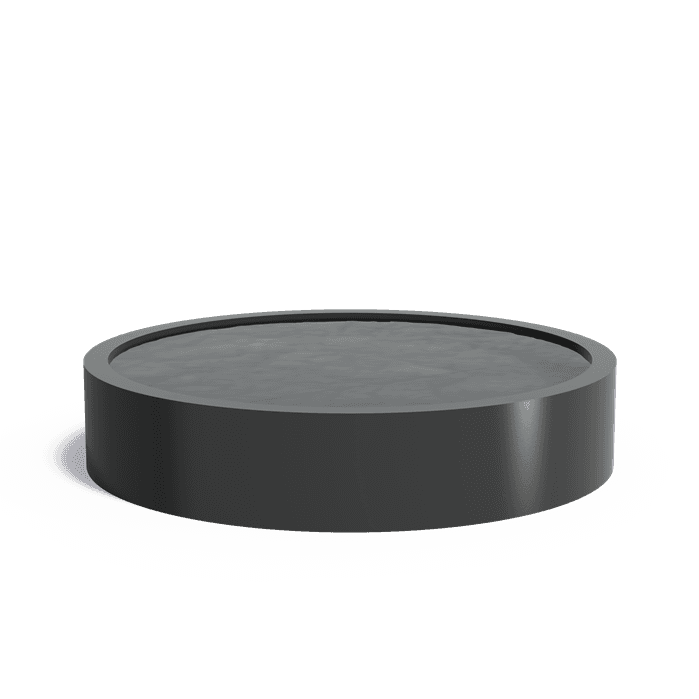 VAR1.3 - Aluminium,Waterelementen,Vijvers rond,2000 x 400 mm