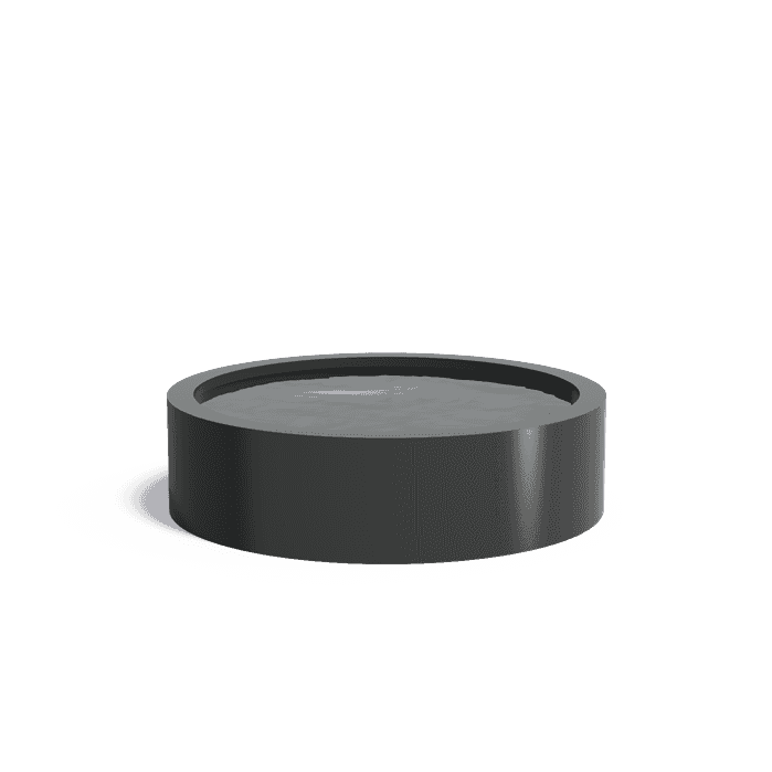 VAR2.3 - Aluminium,Waterelementen,Vijvers rond,1500 x 400 mm