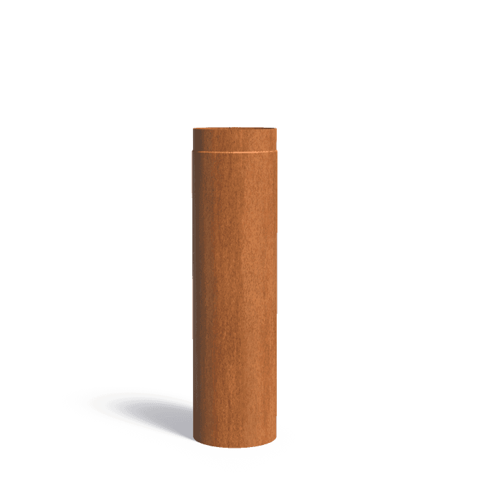 BAC5.1.200 Flue 204x750mm Steel 2mm (op=op) - Cortenstaal,Accessoires
,Kachelpijp 200,204 x 750 mm