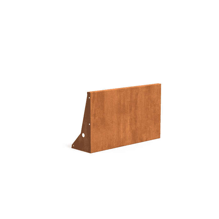 CRS3.600.1000 straight - Corten steel,Retaining walls,Retaining wall 600,1000 x 300 x 600 mm