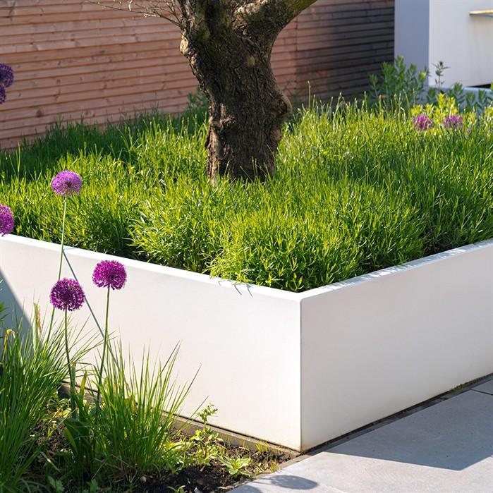 AF30.2 - Aluminium,Plantenbakken,CARREZ met bodem,1200 x 400 x 600 mm
