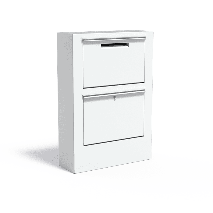 PPA1.2 - Aluminium,Staande brievenbussen,PACA,870 x 300 x 1250 mm