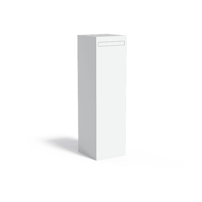 NOA1.2 - Aluminium,Staande brievenbussen,NOX,350 x 350 x 1200 mm
