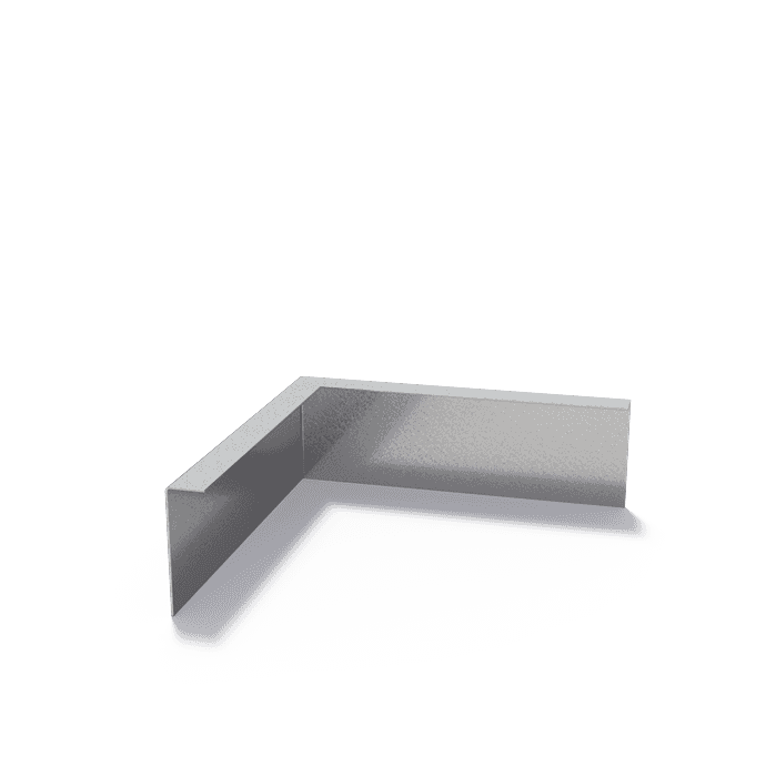 VZ2.100BU - Galvanised steel,Edging,Edge corner set top edge,300 x 300 x 100 mm