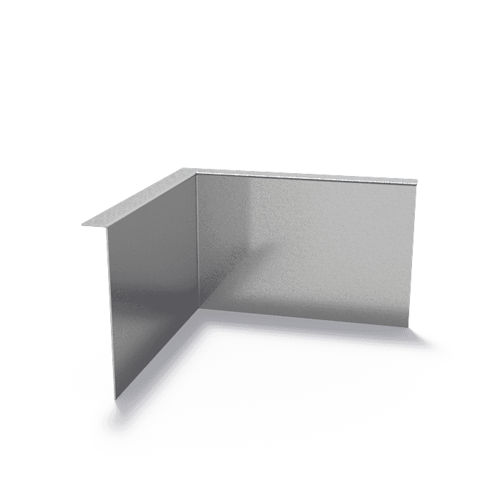 VZ2.200BI - Galvanised steel,Edging,Edge corner set top edge,300 x 300 x 200 mm