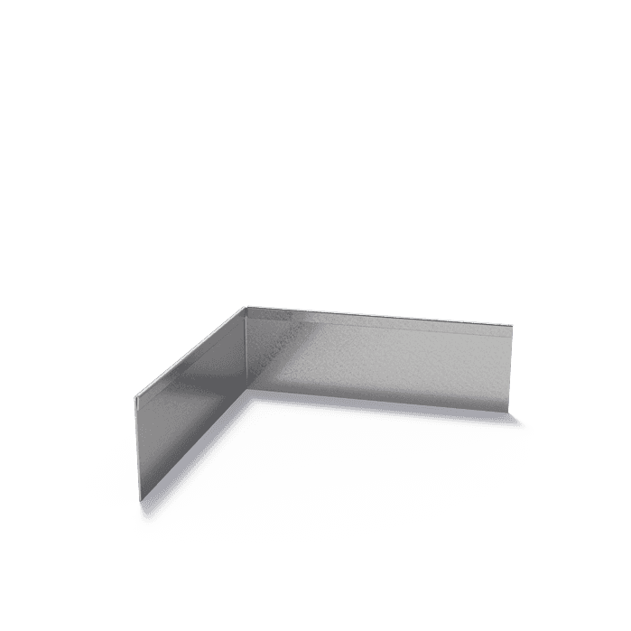 VP2.100BU - Stal ocynkowana,Obrzeza,Obrzeze narożne spłaszczona górna krawędź,300 x 300 x 100 mm
