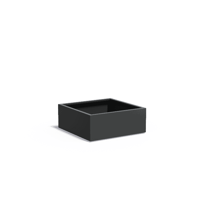 AF5.3 - Aluminium,Plantenbakken,CARREZ met bodem,1000 x 1000 x 400 mm